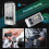 LED Keychain Flashlight, Rechargeable Pocket Torch with 14 Modes 1000LM Small Powerful Torch IPX4 2
