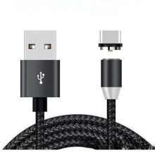 Cavo di Ricarica Magnetico USB, Cavo di Ricarica Magnetico Caricatore Magnetico per Telefono con Rotazione di 540 (6,6 Piedi)