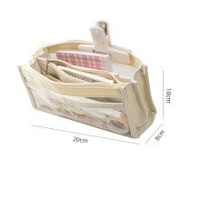 6-Layer Large-Capacity Pencil Bag Stationery Pencil Case High-Value Simple Japanese Stationery Bag