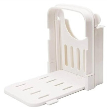 Bread Slicer, Foldable Bread Toast Slicer Sandwich Toast Slicing Machine- Quick and Safe Evenly Slicing for You Kitchen