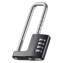 Serrure D'Armoire, Cadenas à Combinaison, Code de Verrouillage de Casier de Gymnastique en Acier Inoxydable Long Verrou à Manille RéGlable pour
