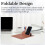 Phone Holder Mouse Pads, Portable Folding Mousepad with Non-Slip Base, Pen Holder Mouse Pad for Wireless Mouse 6