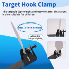 Small Miniature Inverted Target Metal Shooting Practice Targets Manual Reset Practice Targets