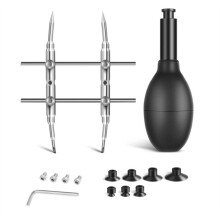 Linsensauger- und SchraubenschlüSsel-Set,IC-Pick--Vakuum-Saugstift mit 7 Austauschbaren SaugnäPfen und Gebogenen Spitzen