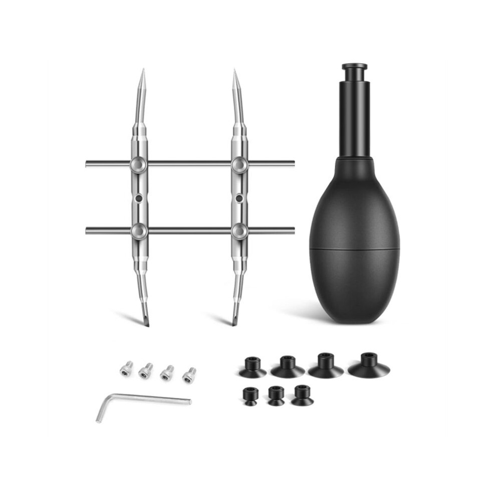 Lens Sucker And Spanner Kit, Ic Pick- Vacuum Suction Pen With 7 Interchangeable Suction Cups And Curved Tips 4712490931035