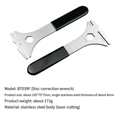 Bicycle Disc Brake Rotor Alignment Truing Tools Mountain Bicycle Disc Flattening Correction Wrench 1