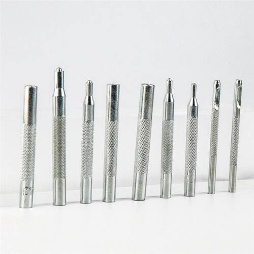 11-Piece Set 633/655/831/201 Rivet Base Snap Button Base Punching Leather Snap Button Set 2