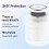 Replacement Filter for LEVOIT Core 400S Air Purifiers H13 True HEPA and Activated Carbon Filter Core400S-RF 7