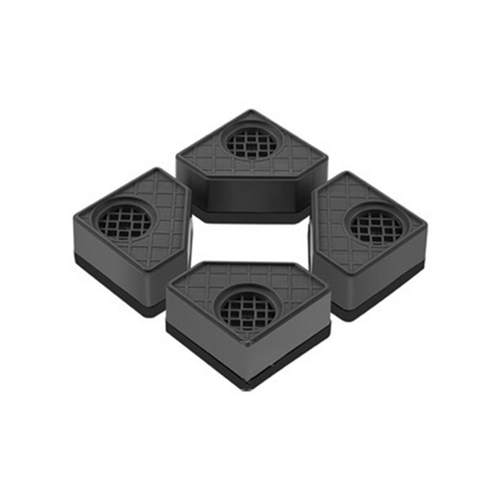 4Pcs Washing Machine Height Increase Pads Anti Pads Silent Skid Raiser Mat Refrigerator Dryer Support Stand 4.5Cm 6033970335821