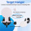 Small Miniature Inverted Target Metal Shooting Practice Targets Manual Reset Practice Targets 5