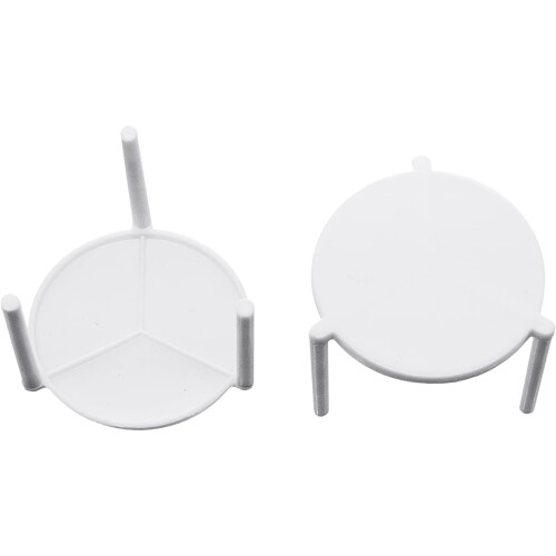 Disposable Plastic Pizza Saver Pack of 200 White Stackable Stands Prevent Box Crushing for Delivery 1