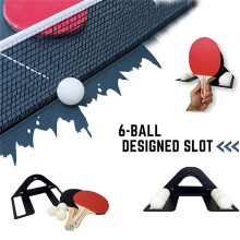 Table Tennis Paddle Holder, Pings Pong Holder - Table Tennis Racket Display Stand with Holder Shelf