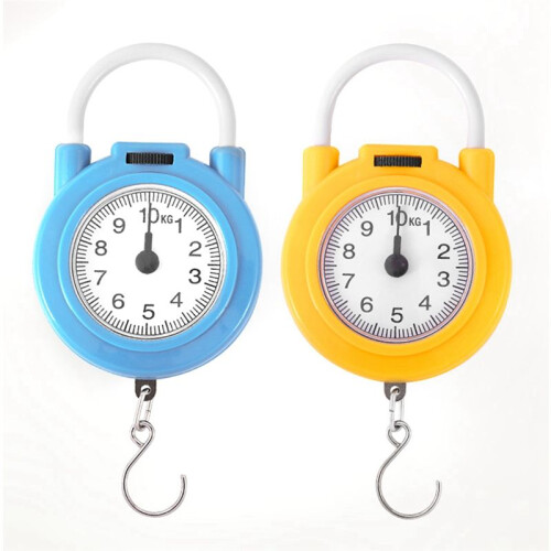 10Kg Portable Mechanical Dial Scale Hanging/Kitchen Scale Hanging Hook Multi-Purpose Scale for with Tape Meas 1