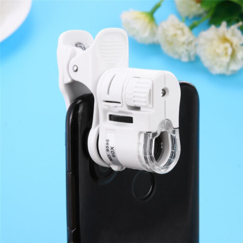 Universal 60X  Camera with LED Light ABS Phone  Pocket Microscope Portable for Mobile Smartphones 2