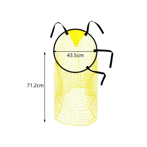 Football Training Net Folding Polypropylene Beginners Soccer Goal Targ 1