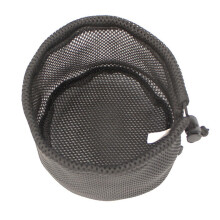 Camping Net Bag Camping Tableware Drawstring Mesh Bag for Travelling L