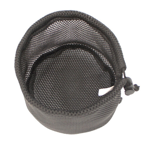 Camping Net Bag Camping Tableware Drawstring Mesh Bag for Travelling L