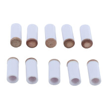 10Pcs Pool Cue Tips and Ferrules Thick Snooker Easy to Install Pool Cu