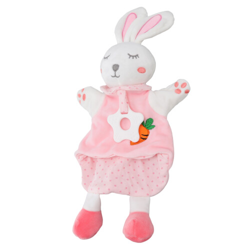 Baby Comfort Toy Rabbit Hand Puppet 2