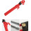 Steering Wheel Lock Heavy Duty Adjustable AntiTheft Device Universal Fit with Keys Red 2