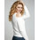 (M, White) Women Knit Sweater Long Sleeve Cold Shoulder Solid Pullover Warm Sweater for Fall Winter 7