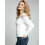 (M, White) Women Knit Sweater Long Sleeve Cold Shoulder Solid Pullover Warm Sweater for Fall Winter 6