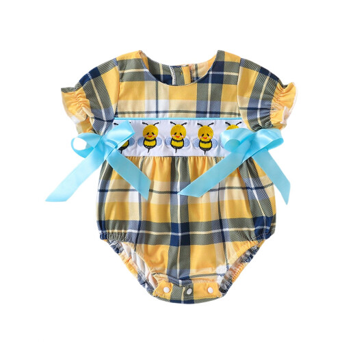 (3-6 Months, Yellow) Βρεφικά κορμάκια με για μωρά.