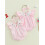 (9-12 Months, Pink Stripes) Σετ 2 τεμαχίων κορδέλα μαλλιών 3