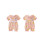 (12-18 Months, Pink) Πασχαλινή ολόσωμη φόρμα για μωρά 2