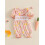 (0-3 Months, Pink) Πασχαλινή ολόσωμη φόρμα για μωρά 4
