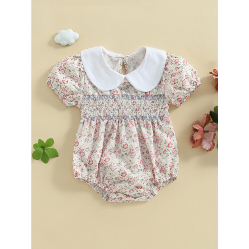 (12-18 Months, Apricot) Καλοκαιρινό φορμάκι κοντό για νεογέννητα 2