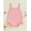 (6-12 Months, Pink) Πλεκτή φόρμα γενεθλίων και φιόγκο 5