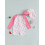 (3-4 Years, Pink Strawberry Bow) Μαγιό νήπια με με καπέλο 6