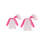 (2-3 Years, Pink Bow) Μαγιό νήπια με με καπέλο 2