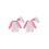 (3-6 Months, Pink Strawberry Bow) Μαγιό νήπια με με καπέλο 2