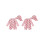 (1-2 Years, Pink Strawberry) Μαγιό νήπια με με καπέλο 2