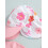 (1-2 Years, Pink Floral) Μαγιό νήπια με με καπέλο 7