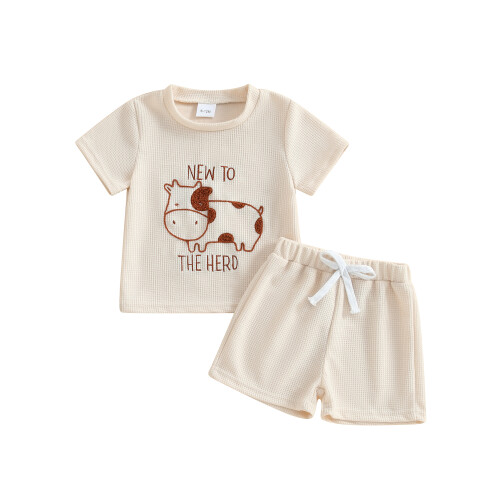(18-24 Months, White) Καλοκαιρινά ρούχα για σετ βάφλ