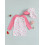 (3-4 Years, Pink Strawberry Bow) Μαγιό νήπια με με καπέλο 4