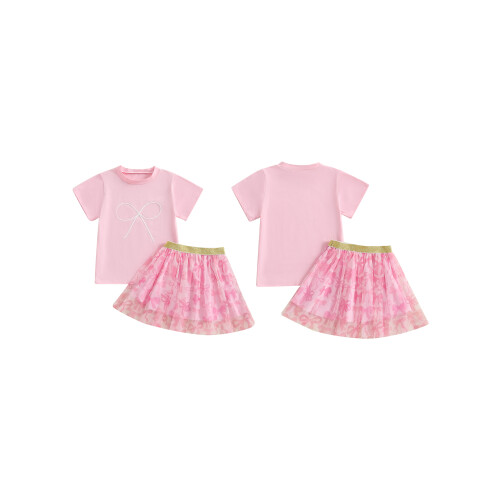 (2-3 Years, Pink) Σετ φούστας για καλοκαιρινό σχέδιο 1