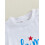 (3-4 Years, White) Conjunto de verão de julho. 5