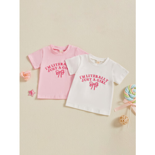 (12-18 Months, White) Παιδικό κοντομάνικο T-shirt ρούχα μωρού. 1