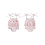 (6-12 Months, Pink) Μπικίνι για μωρά κέντημα καρό 2