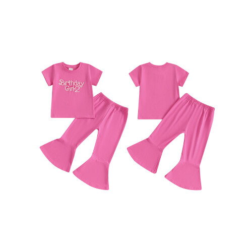 (18-24 Months, Pink) Σετ 2 τεμαχίων φαρδύ κάτω 1