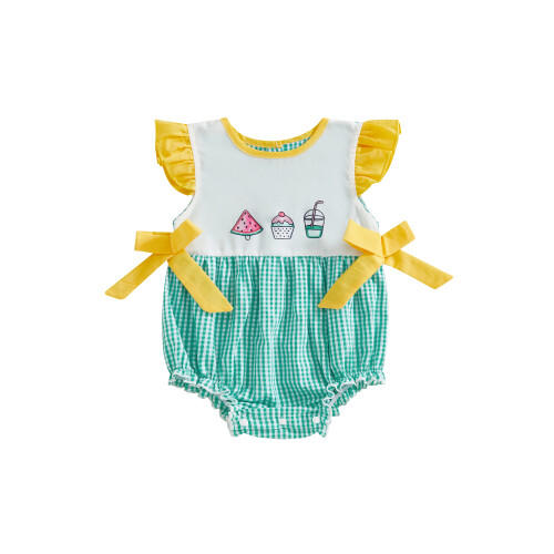 (6-9 Months, Yellow) Βρεφικά Ολόσωμα Φόρμας για Καλοκαίρι