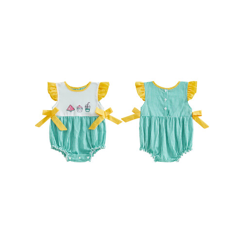 (6-9 Months, Yellow) Βρεφικά Ολόσωμα Φόρμας για Καλοκαίρι 1