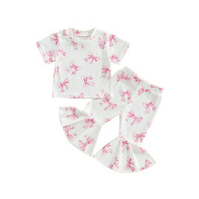 (2-3 Years, Ivory) Conjunto de verão duas peças.