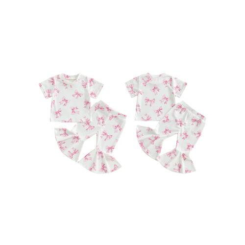 (2-3 Years, Ivory) Completo estivo bambina: due pezzi. 1