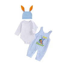 (6-9 Months, White) Velikonoční oblečení pro 3dílná sada.