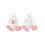(0-3 Months, Pink) Completo pasquale per 4 pezzi. 2